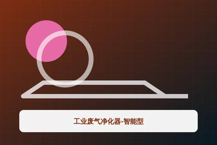 工业废气净化器·智能型应用示意图